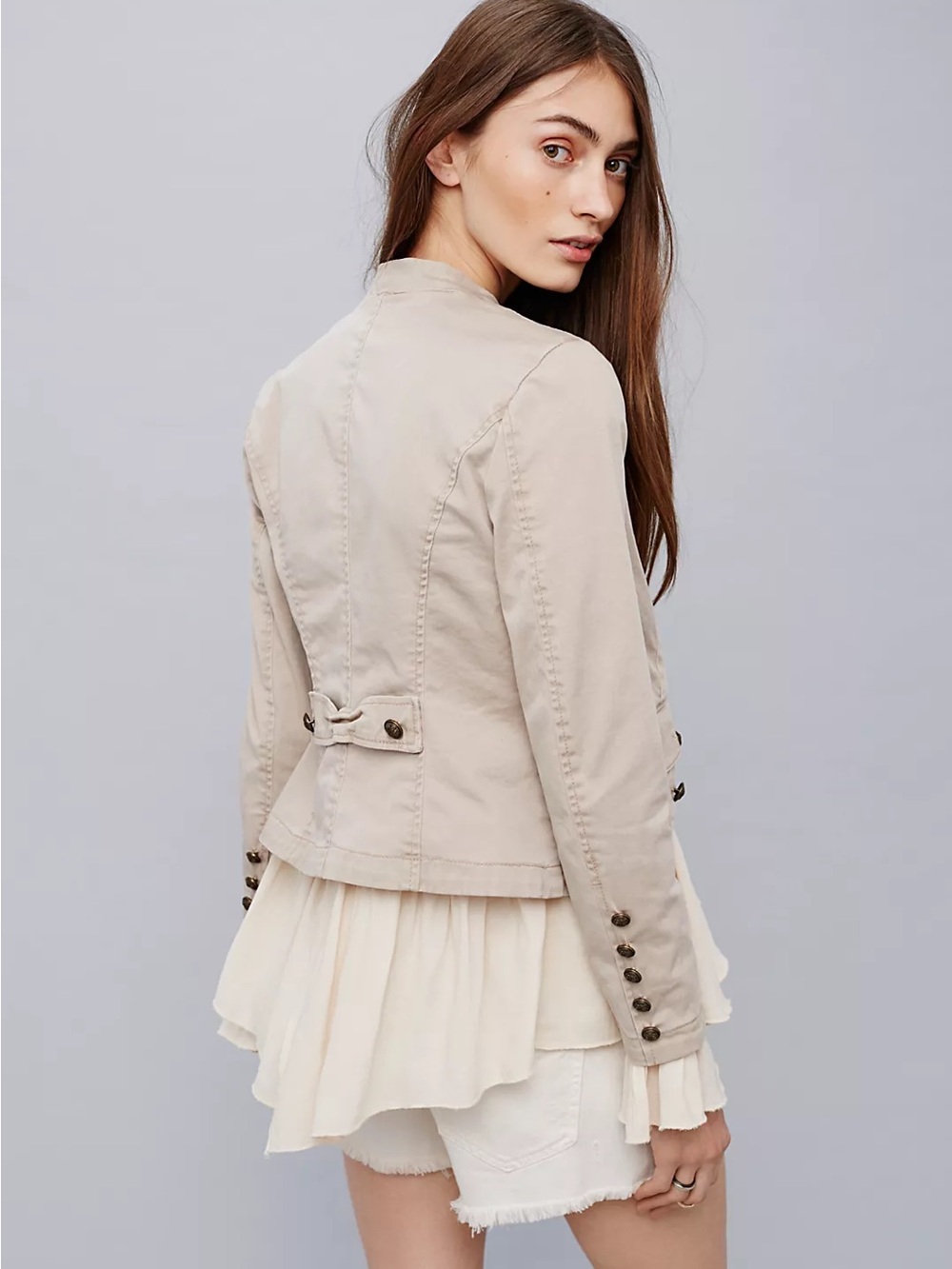 Price is Negotiable Free People Romantic Ruffles Jacket - Picture 2 of 6